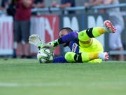 Von Basel via die Grasshoppers zu Luzern - immerhin ein Testspiel (gegen Aarau) bestritt Mirko Salvi mit den Grasshoppers (Bild: KEYSTONE/MELANIE DUCHENE)