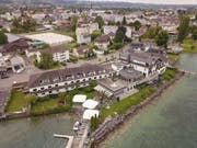 Die Bauvisiere zeigen: Der neue Ostflügel des Hotels würde rund einen Drittel höher. Bild: Marcel Muttner