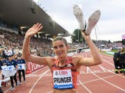 Trotz europäischer Saisonbestleistung ist Lea Sprunger mit ihrem Auftritt in Lausanne nicht vollends zufrieden (Bild: KEYSTONE/JEAN-CHRISTOPHE BOTT)