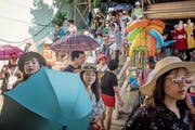 Ein grosser Teil der Touristen in Vietnam stammt aus China. Bild: Linh Pham/Getty (Nha Trang, 11. September 2017)