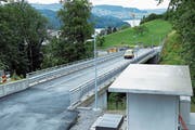 Die Bauarbeiten an der Oberdorfstrasse sind fast abgeschlossen. (Bild: Werner Schelbert (Walchwil, 6. Juli 2018))
