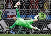 Jordan Pickford wehrte den Schuss von Carlos Bacca ab. (Bild: KEY)