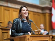 Hört im November auf: Die Zürcher SP-Nationalrätin Chantal Galladé. (Bild: KEYSTONE/ANTHONY ANEX)