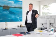Der Luzerner Investor Alexander Studhalter am Freitag, 16. März 2018 in seinem Büro in Luzern. (Bild: Philipp Schmidli)