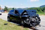 Die heftige Auffahrkollision forderte drei Verletzte (Bild: pd)