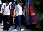 Fernando Hierro (vorne) kehrt dem spanischen Nationalteam den Rücken (Bild: KEYSTONE/EPA EFE/JAVIER ETXEZARRETA)