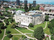 Das Pflegeheim PeLago bleibt trotz Umbau in dieser Form, erhält aber auf der Südseite (unten) neu einen Garten für Demenzerkrankte. (Bild: PD)