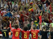 Die Belgier wollen am Dienstag gegen Frankreich erstmals in den WM-Final einziehen (Bild: KEYSTONE/AP/ANDRE PENNER)