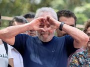 Muss im Gefängnis bleiben: Brasiliens Ex-Präsident Luiz Inácio Lula da Silva. (Bild: KEYSTONE/EPA EFE/SEBASTIAO MOREIRA)