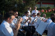 Für musikalische Auflockerung sorgte die einheimische Musikgesellschaft.