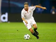 Lange Dopingsperre: Der ehemalige französische Internationale Samir Nasri (hier im Dress von Sevilla) wurde für 18 Monate gesperrt. (Bild: KEYSTONE/AP/DARKO BANDIC)