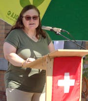 Spitalseelsorgerin und Festrednerin Barbara Huster. (Bild: Tobias Bolli)
