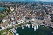 Für das Drohnenrennen in Rapperswil-Jona soll das Schloss als Kulisse genutzt werden. (Bild: Claudia Schildknecht)