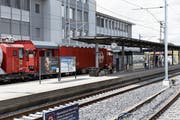 Die Arbeiten beim Bahnhof Steinhausen sind fast abgeschlossen. (Bild: Werner Schelbert (10. August 2018))