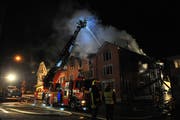 Am 6. Januar 2016 fiel das Aadorfer Restaurant Barone einem Brand zum Opfer. (Bilder: Olaf Kühne)