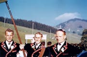 Fahnenträger der Älplerbruderschaft an der Fahnenweihe am 4. Oktober 1959. (Bild: PD)