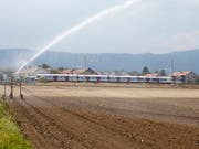 Die Trockenheit hält weiter an. Die erhofften Regenfälle blieben am Donnerstag mit dem Durchzug einer Kaltfront weitgehend aus. Länger anhaltender Regen ist weiterhin nicht in Sicht. (Bild: KEYSTONE/SALVATORE DI NOLFI)