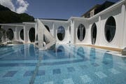 In der Tamia Therme messen sich die Saunameister. (Bild: Ralph Ribi)