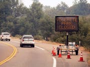 Der Yosemite-Nationalpark in Kalifornien wird nach der Sperrung aufgrund eines Waldbrandes in den kommenden Tagen teilweise wieder eröffnet. (Bild: KEYSTONE/FR34727 AP/NOAH BERGER)