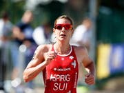 Nicola Spirig gewann mit dem Mixed-Team Silber (Bild: KEYSTONE/EPA/ROBERT PERRY)