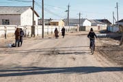 Die Schweiz soll das Geld mit Bedacht an Usbekistan zurückzahlen, fordern Menschenrechtsaktivisten. Im Bild Moynaq, eine ehemalige Hafenstadt im Westen Usbekistans, die vor dem Rückgang des Aralsees von der Fischerei lebte. ((Bild: Taylor Weidman/Bloomberg (14. März 2018))