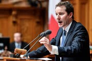 SVP-Fraktionschef Thomas Aeschi. (Bild: Peter Schneider/Keystone)