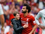 Mo Salah, schon letzte Saison Liverpools Topskorer, eröffnete für Liverpool auch in der neuen Saison das Skore. (Bild: KEYSTONE/EPA/PETER POWELL)