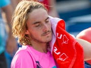 Trotz verlorenem Final in Toronto auf dem Vormarsch: der 20-jährige Grieche Stefanos Tsitsipas (Bild: KEYSTONE/EPA/WARREN TODA)
