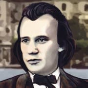 Johannes Brahms.Illustration: Janina Noser