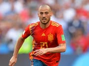 Erklärt mit 32 Jahren seinen Rücktritt aus der spanischen Nationalmannschaft: David Silva (Bild: KEYSTONE/EPA/PETER POWELL)