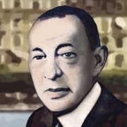 Sergej Rachmaninow.Illustration: Janina Noser