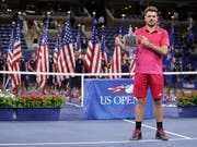 Stan Wawrinka gewann an den US Open 2016 seinen dritten und bisher letzten Grand-Slam-Titel (Bild: KEYSTONE/AP/JULIO CORTEZ)