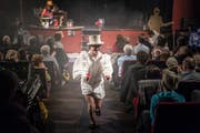 Das Theater Hora gastiert im Palace. Das Kulturzentrum ist ein vielseitiger Veranstaltungsort im Stadtzentrum, der ohne städtische Unterstützung wohl nicht überleben könnte. Bild: Michel Canonica (10. März 2018)