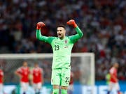 Danijel Subasic avancierte für Kroatien an der WM jeweils in den Penaltyschiessen zum Matchwinner (Bild: KEYSTONE/AP/REBECCA BLACKWELL)
