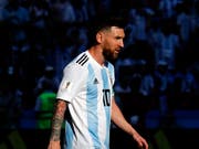 Lionel Messi lässt seine Zukunft im Nationalteam offen (Bild: KEYSTONE/AP/DAVID VINCENT)