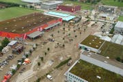 Die Kleine Emme trat beim Hochwasser 2005 im Littauerboden über die Ufer. Sie wird in mehreren Etappen renaturiert und mit Hochwasserschutz-Massnahmen ausgerüstet. (Archivbild LZ)