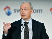 Nach Bekanntgabe des Halbjahresergebnisses haben die Swisscom-Aktien an Wert eingebüsst. Grund dafür könnte unter anderem eine Aussage von Swisscom-Chef Urs Schaeppi an der Telefonkonferenz am Morgen sein. (Bild: KEYSTONE/WALTER BIERI)