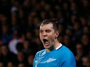 Artem Dsjuba jubelt und leitet die Wende für Zenit ein (Bild: KEYSTONE/EPA/GUILLAUME HORCAJUELO)