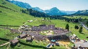 Das Bergschwingfest auf der Schwägalp ist ein Publikumsmagnet. (Bild: Urs Bucher)