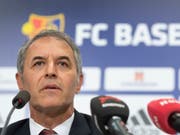 Marcel Koller bei der Präsentation als neuer Trainer des FC Basel (Bild: KEYSTONE/GEORGIOS KEFALAS)