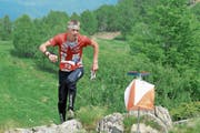 Matthias Kyburz gewann an der WM im Mai zweimal Gold und einmal Silber. (Bild: Davide Agosta/Keystone (Tesserete, 13. Mai 2018))