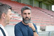 Zug-94-Trainer Ergün Dogru verlangt viel von seinen Spielern, gibt aber auch viel zurück. (Bild: Michael Wyss (Zug, 30. Juli 2018)