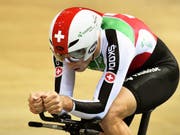 Medaillenhoffnung mit dem Bahnvierer und im Omnium: Claudio Imhof (Bild: KEYSTONE/EPA/CHRISTOPHE PETIT TESSON)