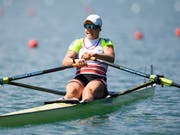Jeannine Gmelin rudert an der EM in Glasgow in den A-Final (Bild: KEYSTONE/GIAN EHRENZELLER)