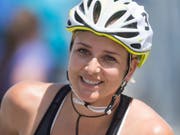 Die strahlende Siegerin Manuela Schär. (Archivaufnahme) (Bild: KEYSTONE/URS FLUEELER)