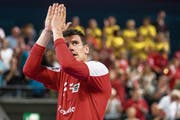 Andy Schmid ist der Leader des Schweizer Nationalteams in der EM-Qualifikation ab Oktober. (Bild: Alexandra Wey/Keystone (Zug, 12. Juni 2018))