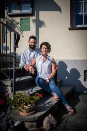 Sindy Berger und Andy Pöhler haben zig Ideen für den «Hirschen» in Wittenbach. Vor allem wollen sie «präsent sein» im Restaurant und im Dorf. (Bild: Benjamin Manser)
