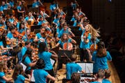 Nach dem ersten Auftritt des Orchestercamps im Rahmen des Lucerne Festival stellt sich die Frage: Sollten Luzerner Schulen vermehrt auf Gruppenunterricht setzen? (Bild: Patrick Hürlimann, 18. August 2018)