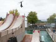 Das «Jumpin» in Mettmenstetten dient den Schweizer Freestyle-Athleten als Entwicklungs- und Trainingsstätte (Bild: KEYSTONE/ANTHONY ANEX)