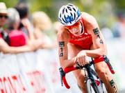 Triathletin Nicola Spirig ist auch in Montreal über die olympische Distanz schnell unterwegs (Bild: KEYSTONE/VALENTIN FLAURAUD)